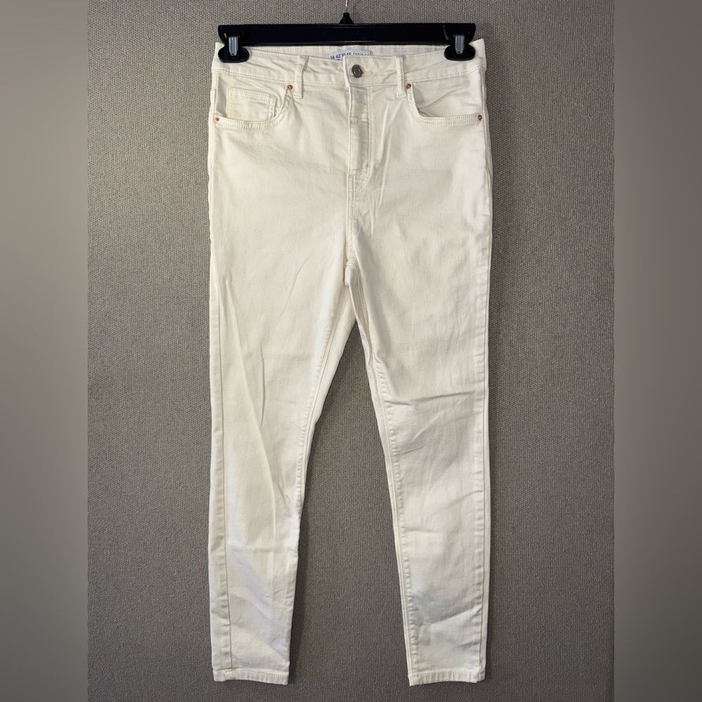 Primark size 10 Women's Off-White Skinny Jeans